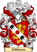 English or Welsh Family Coat of Arms (v.23) for Gibbons