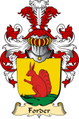 v.23 Coat of Family Arms from Germany for Forder