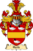 English Coat of Arms (v.23) for the family Herle