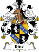 German Wappen Coat of Arms for Bittel