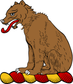 Family crest from England for Alexander (Byrdstone) (Ayrshire) Crest - A Bear Sejant