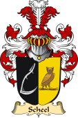 v.23 Coat of Family Arms from Germany for Scheel