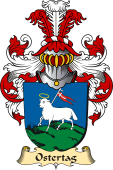 v.23 Coat of Family Arms from Germany for Ostertag