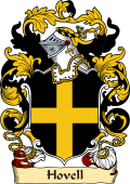 English or Welsh Family Coat of Arms (v.23) for Hovell (Ashfield, Suffolk)