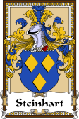 German Coat of Arms Wappen Bookplate  for Steinhart