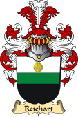 v.23 Coat of Family Arms from Germany for Reichart