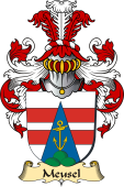 v.23 Coat of Family Arms from Germany for Meusel