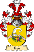 v.23 Coat of Family Arms from Germany for Treu