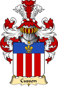 French Family Coat of Arms (v.23) for Cusson