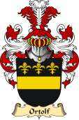 v.23 Coat of Family Arms from Germany for Ortolf