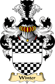 English Coat of Arms (v.23) for the family Winter I