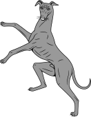 Greyhound Rampant Guardant