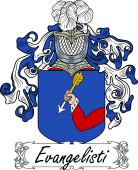 Araldica Italiana Coat of arms used by the Italian family Evangelisti