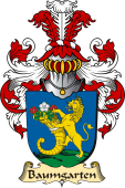 v.23 Coat of Family Arms from Germany for Baumgarten