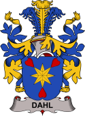 Coat of arms used by the Danish family Dahl