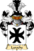 French Family Coat of Arms (v.23) for Roche (de la)
