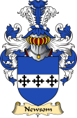 English Coat of Arms (v.23) for the family Newsom or Newsam