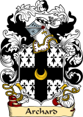 English or Welsh Family Coat of Arms (v.23) for Archard