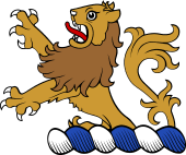 Family crest from Ireland for Coppinger (Ballyvolane and Barryscourt, Cork)