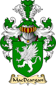 Irish Family Coat of Arms (v.23) for MacDeargan or O'Dargan