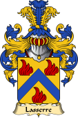 French Family Coat of Arms (v.23) for Lasserre