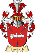 v.23 Coat of Family Arms from Germany for Lembeck