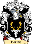 English or Welsh Family Coat of Arms (v.23) for Horton