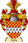 Welsh Family Coat of Arms (v.23) for Coety (Lords of Coety, Glamorganshire)