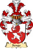 v.23 Coat of Family Arms from Germany for Senge