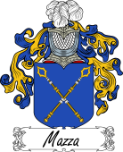 Araldica Italiana Coat of arms used by the Italian family Mazza