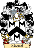 English or Welsh Family Coat of Arms (v.23) for Mansel (or Mansell)