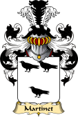 French Family Coat of Arms (v.23) for Martinet