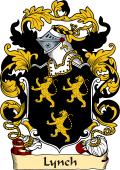 English or Welsh Family Coat of Arms (v.23) for Lynch (Kent and Lancashire)