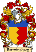 English or Welsh Family Coat of Arms (v.23) for Bermingham