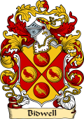 English or Welsh Family Coat of Arms (v.23) for Bidwell (Devon)
