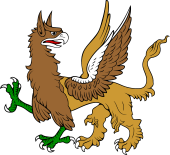 Griffin Passant Reguardant