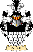 English Coat of Arms (v.23) for the family Belfield
