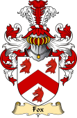 English Coat of Arms (v.23) for the family Fox