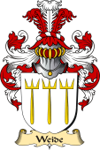 v.23 Coat of Family Arms from Germany for Weide