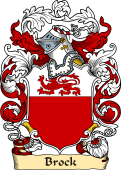English or Welsh Family Coat of Arms (v.23) for Brock