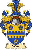 English Coat of Arms (v.23) for the family Watt