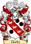 English or Welsh Family Coat of Arms (v.23) for Clarke