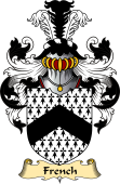 Irish Family Coat of Arms (v.23) for French