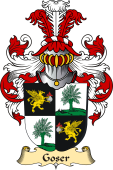 v.23 Coat of Family Arms from Germany for Goser