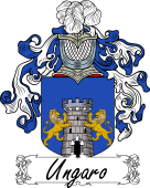 Araldica Italiana Coat of arms used by the Italian family Ungaro