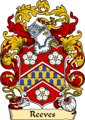 English or Welsh Family Coat of Arms (v.23) for Reeves