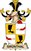 Republic of Austria Coat of Arms for Grünthal