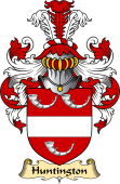 English Coat of Arms (v.23) for the family Huntingdon or Huntington