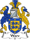 English Coat of Arms for the family Ware