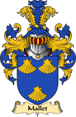 English Coat of Arms (v.23) for the family Mallet